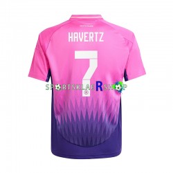 Tyskland drakt Havertz 7 Bortetrøye Kort erm Euro 2024, Herre