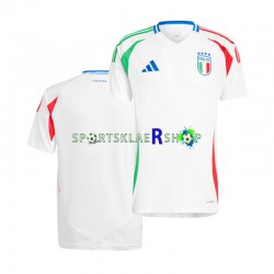 Italia drakt Bortetrøye Kort erm Euro 2024, Herre