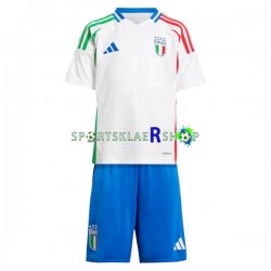 Italia drakt Bortetrøye Kort erm Euro 2024, Barnesett