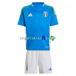 Italia drakt Hjemmetrøye Kort erm Euro 2024, Barnesett