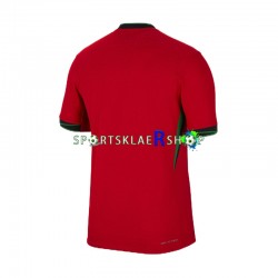 Portugal drakt Hjemmetrøye Kort erm Euro 2024, Herre