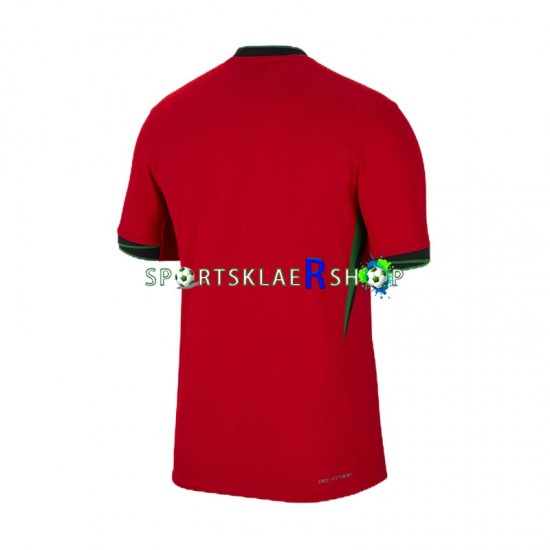 Portugal drakt Hjemmetrøye Kort erm Euro 2024, Herre