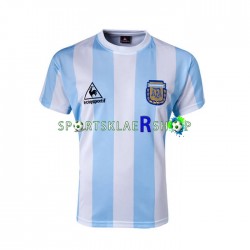 Argentina drakt 1986 Retro Hjemmetrøye Kort erm , Herre