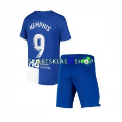 Atlético Madrid drakt Memphis 9 120 Anniversary Hjemmetrøye Kort erm 2022-23 , Barnesett