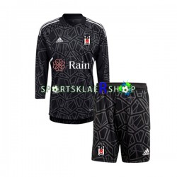 Besiktas drakt Keeper Bortetrøye Lang erm 2022-23 , Barnesett