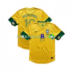 Brasil drakt RONALDINHO 10 2012 Retro Hjemmetrøye Kort erm , Herre