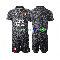 Feyenoord Rotterdam drakt Keeper Fjerdetrøye Kort erm 2022-23 , Barnesett