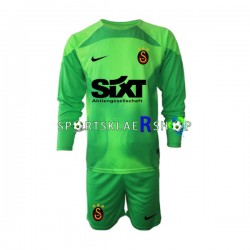 Galatasaray drakt Keeper Hjemmetrøye Lang erm 2022-23 , Barnesett
