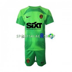 Galatasaray drakt Keeper Hjemmetrøye Kort erm 2022-23 , Barnesett