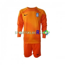 Hellas drakt Keeper Tredjetrøye Lang erm 2022-23 , Barnesett