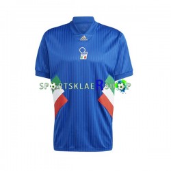 Italia drakt Icon Retro Hjemmetrøye Kort erm 2022-23 , Herre