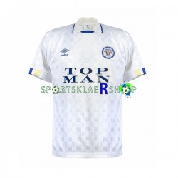 Leeds United drakt Retro Hjemmetrøye Kort erm 1989-1990 , Herre