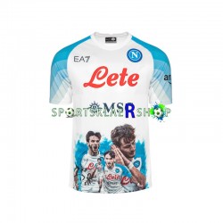 Napoli drakt Face Game Kvaratskhelia 77 Hjemmetrøye Kort erm 2022-23 , Herre