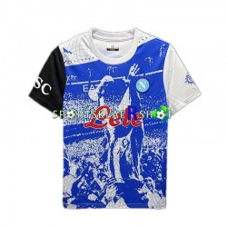 Napoli drakt Maradona Champions Special Edition Hjemmetrøye Kort erm 2023 , Herre