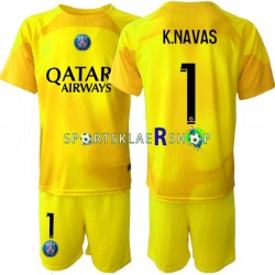 Paris Saint-Germain drakt K.NAVAS 1 Keeper Tredjetrøye Kort erm 2022-23 , Barnesett