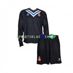 RCD Espanyol drakt Keeper Hjemmetrøye Lang erm 2022-23 , Barnesett