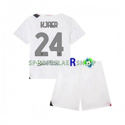 AC Milan drakt Simon Kjaer 24 Bortetrøye Kort erm 2023-2024 , Barnesett AC Milan drakt Simon Kjaer 24 Bortetrøye Kort erm 2023-2024 , Barnesett