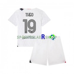 AC Milan drakt Theo 19 Bortetrøye Kort erm 2023-2024 , Barnesett AC Milan drakt Theo 19 Bortetrøye Kort erm 2023-2024 , Barnesett