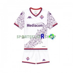 Fiorentina drakt Bortetrøye Kort erm 2023-2024 , Barnesett