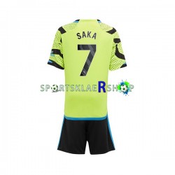 Arsenal drakt Saka 7 Bortetrøye Kort erm 2023-2024 , Barnesett