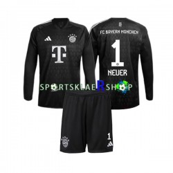 FC Bayern München drakt Manuel Neuer 1 Keeper Hjemmetrøye Lang erm 2023-2024 , Barnesett