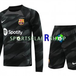 FC Barcelona drakt Keeper Bortetrøye Lang erm 2023-2024 , Barnesett