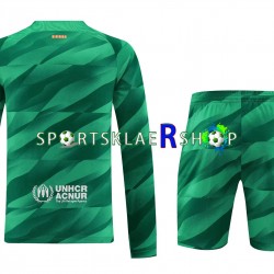 FC Barcelona drakt Keeper Hjemmetrøye Lang erm 2023-2024 , Barnesett