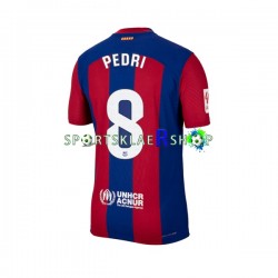 FC Barcelona drakt Pedri 8 Hjemmetrøye Kort erm 2023-2024 , Herre