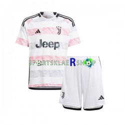 Juventus drakt Bortetrøye Kort erm 2023-2024 , Barnesett Juventus drakt Bortetrøye Kort erm 2023-2024 , Barnesett