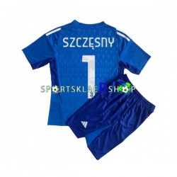 Juventus drakt Wojciech Szczesny 1 Keeper Hjemmetrøye Kort erm 2023-2024 , Barnesett Juventus drakt Wojciech Szczesny 1 Keeper Hjemmetrøye Kort erm 2023-2024 , Barnesett