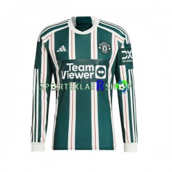 Manchester Utd drakt Bortetrøye Lang erm 2023-2024 , Herre