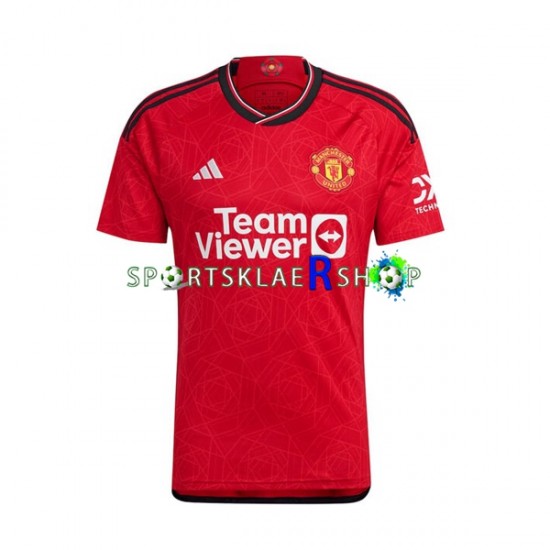 Manchester Utd drakt Marcus Rashford 10 Hjemmetrøye Kort erm 2023-2024 , Barnesett