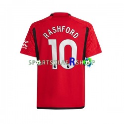 Manchester Utd drakt Marcus Rashford 10 Hjemmetrøye Kort erm 2023-2024 , Herre