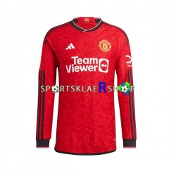 Manchester Utd drakt Mount 7 Hjemmetrøye Lang erm 2023-2024 , Herre