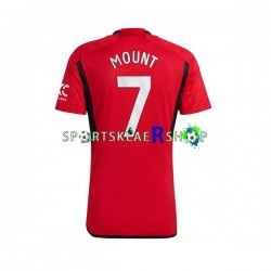 Manchester Utd drakt Mount 7 Hjemmetrøye Kort erm 2023-2024 , Herre