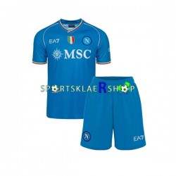 Napoli drakt Hjemmetrøye Kort erm 2023-2024 , Barnesett