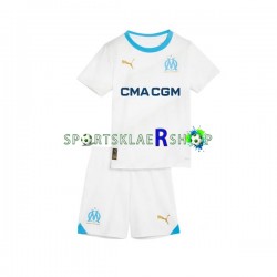 Olympique de Marseille drakt Hjemmetrøye Kort erm 2023-2024 , Barnesett