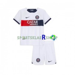 Paris Saint-Germain drakt Bortetrøye Kort erm 2023-2024 , Barnesett