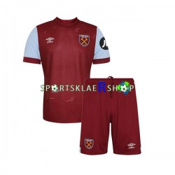 West Ham United drakt Hjemmetrøye Kort erm 2023-2024 , Barnesett