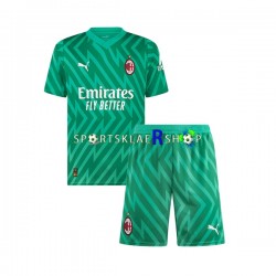 AC Milan drakt Keeper Hjemmetrøye Kort erm 2023-2024 , Barnesett AC Milan drakt Keeper Hjemmetrøye Kort erm 2023-2024 , Barnesett