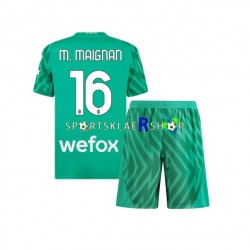 AC Milan drakt Mike Maignan 16 Keeper Hjemmetrøye Kort erm 2023-2024 , Barnesett