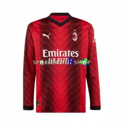 AC Milan drakt Hjemmetrøye Lang erm 2023-2024 , Herre