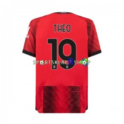 AC Milan drakt Theo Hernandez 19 Hjemmetrøye Kort erm 2023-2024 , Herre