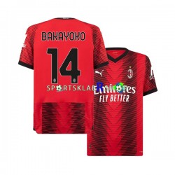 AC Milan drakt Tiemoue Bakayoko 14 Hjemmetrøye Kort erm 2023-2024 , Herre