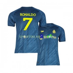 drakt Al-Nassr Ronaldo 7 Bortetrøye Kort erm 2022-23 , Herre
