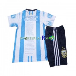 Argentina drakt All Stars Hjemmetrøye Kort erm 2023 , Barnesett