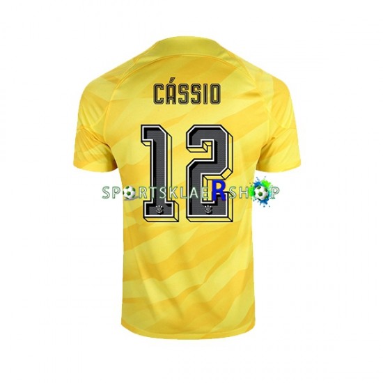 Corinthians drakt Cassio 12 Keeper Bortetrøye Kort erm 2023-2024 , Herre