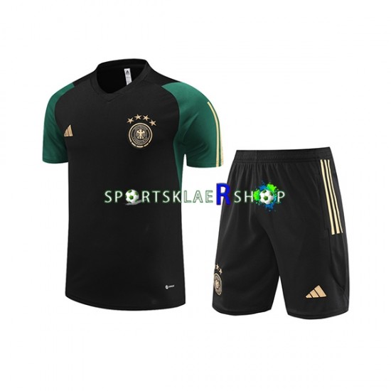 Tyskland 2023-2024 Svart Treningstrøye og shorts