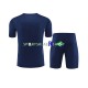 Italia 2023-2024 Marineblå Treningstrøye og shorts