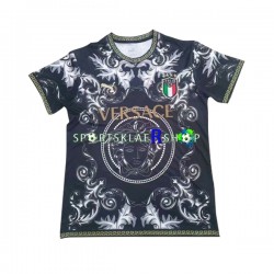 Italia drakt Versace Kort erm 2023-2024 Svart , Herre